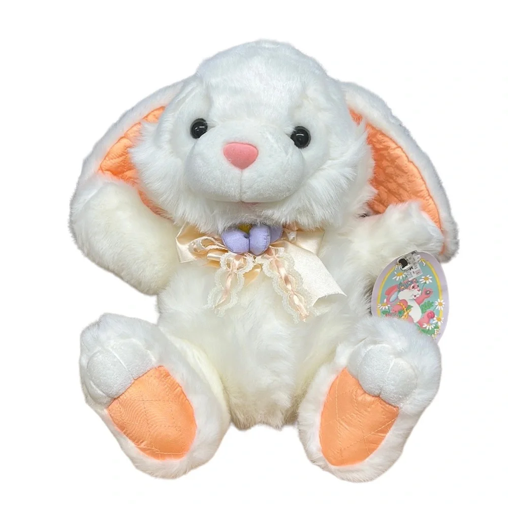 Vintage 80's Fairview K-Mart Easter Springtime Bunny Rabbit Plush Stuffed Animal